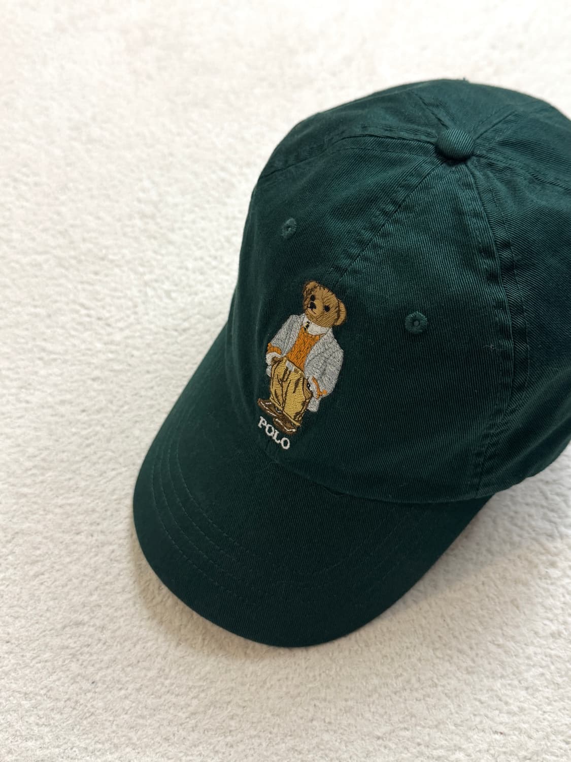 QR 폴로 베어 볼캡 모자 상품이미지1