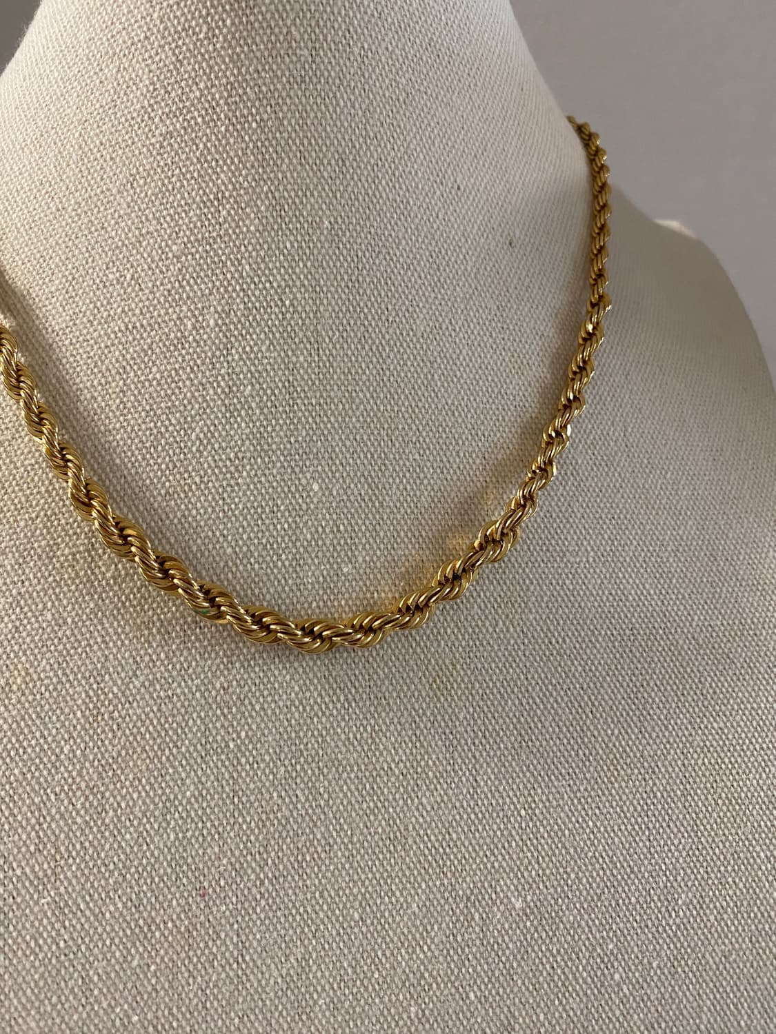 빈티지 골드 체인 로프 목걸이 상품이미지2