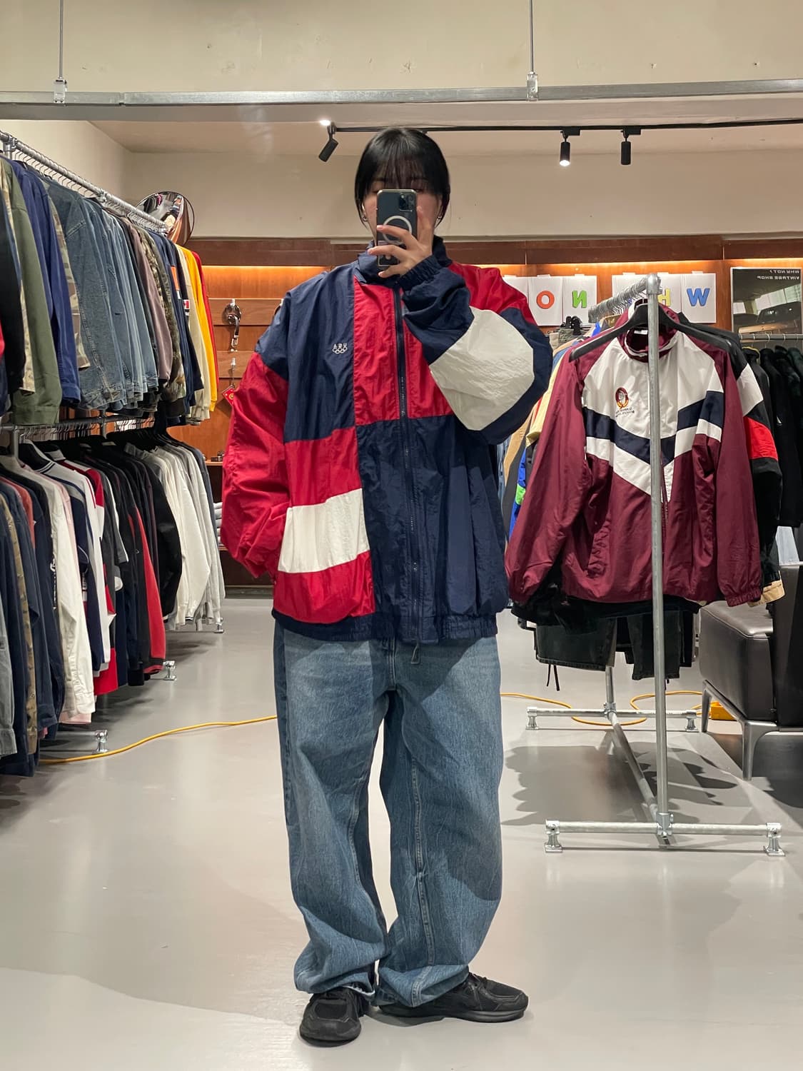 90‘s USA 올림픽 올드스쿨 바람막이   상품이미지3