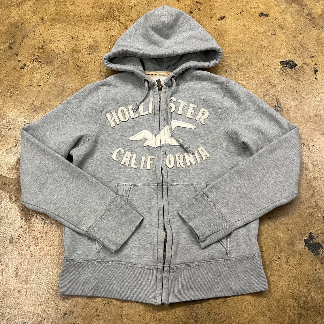 홀리스터 그레이 후드집업 상품이미지2