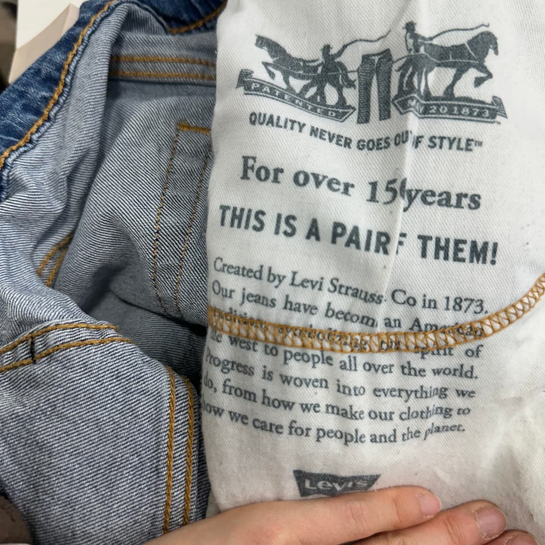 리바이스 559 데님팬츠 상품이미지5