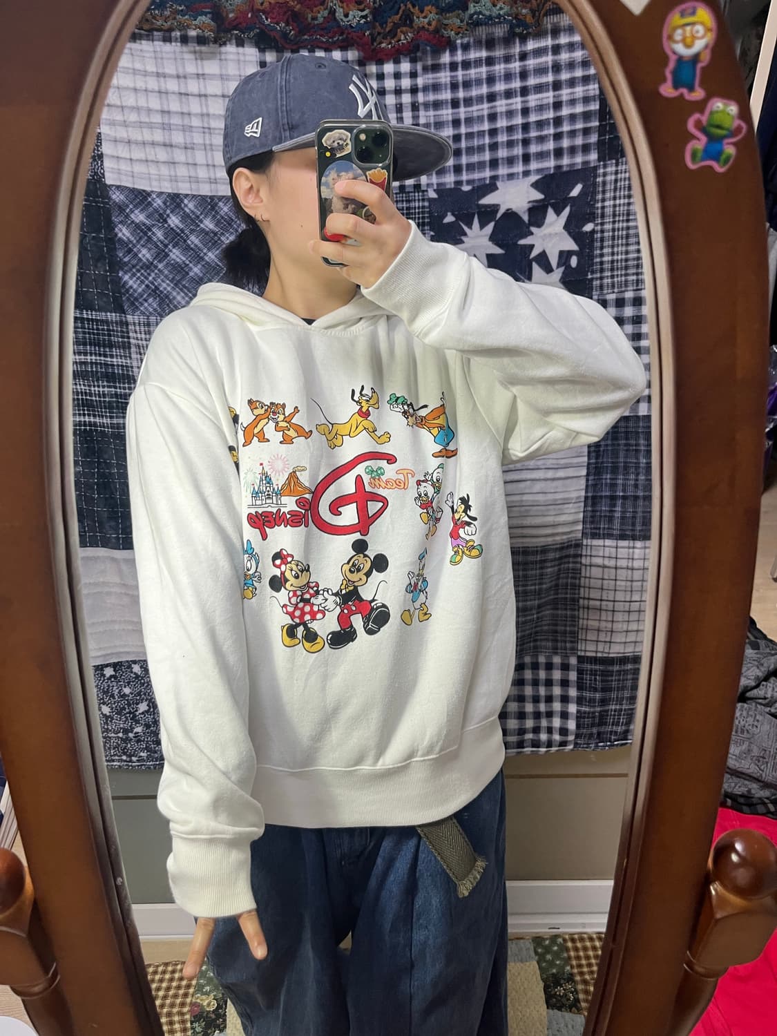 도쿄 디즈니 팀디즈니 후드티 상품이미지2