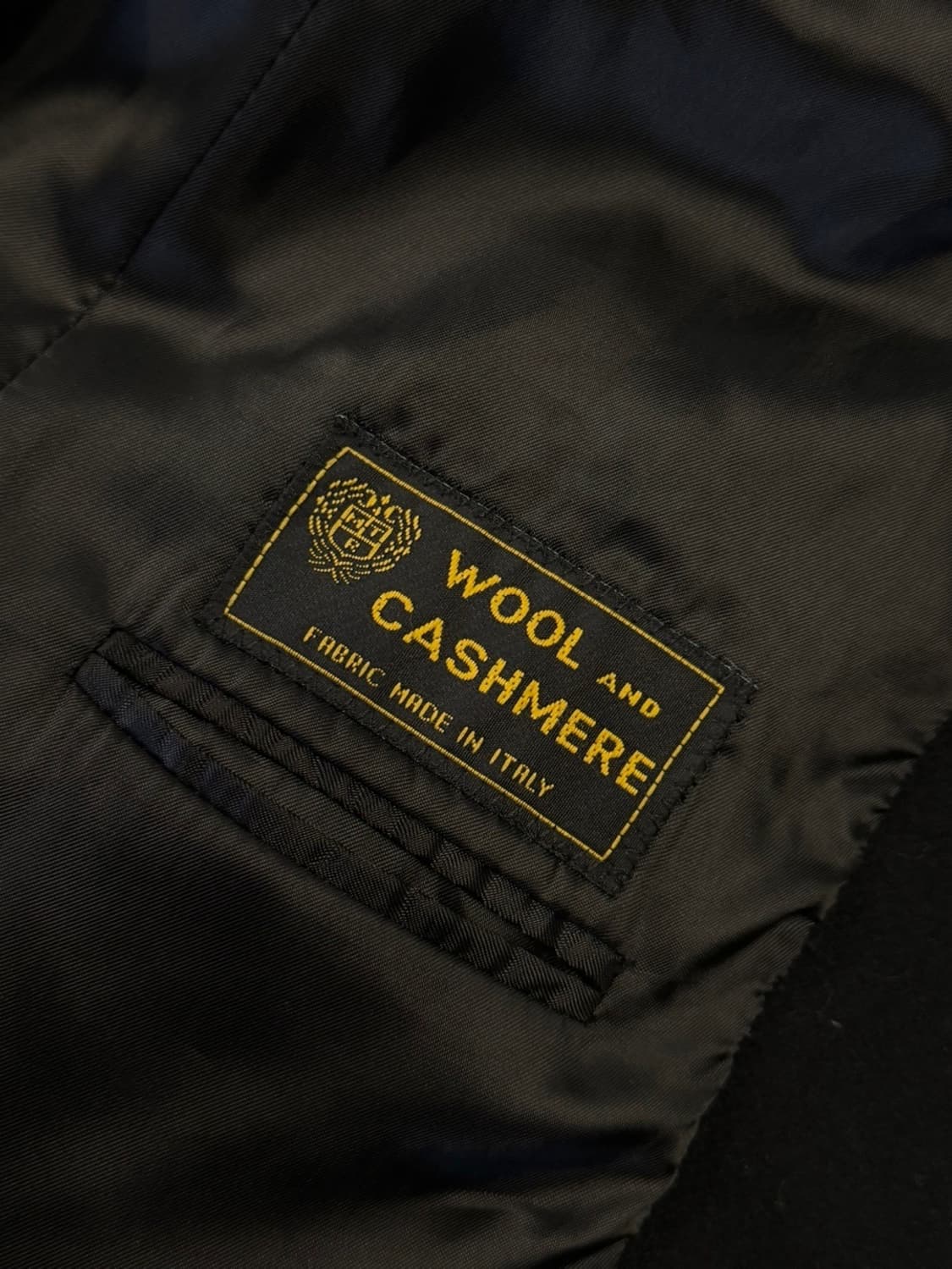 시스템 캐시미어 울 더블 브레스티드 코트 100 상품이미지6