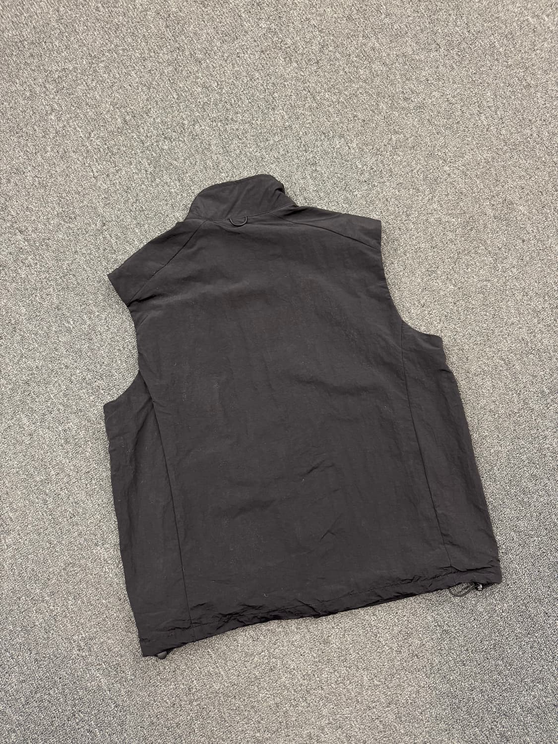 S)Sunday Skate Club 빈티지 블랙 나일론 윈드브레이커 베스 상품이미지6