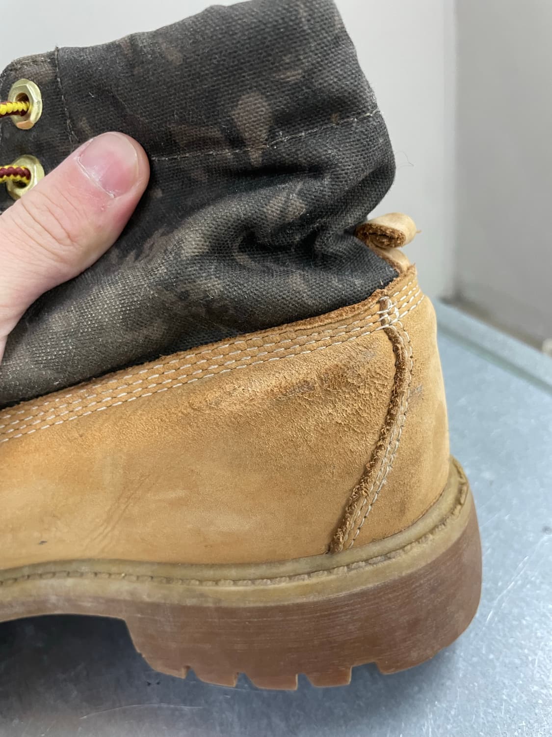 팀버랜드 롤탑 카모 부츠 US8 (gr-4034) 상품이미지8