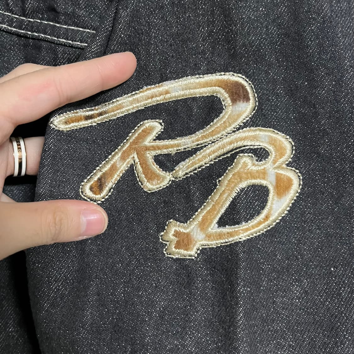 RAW BLUE 애니멀 트리커 자켓 XL 상품이미지8