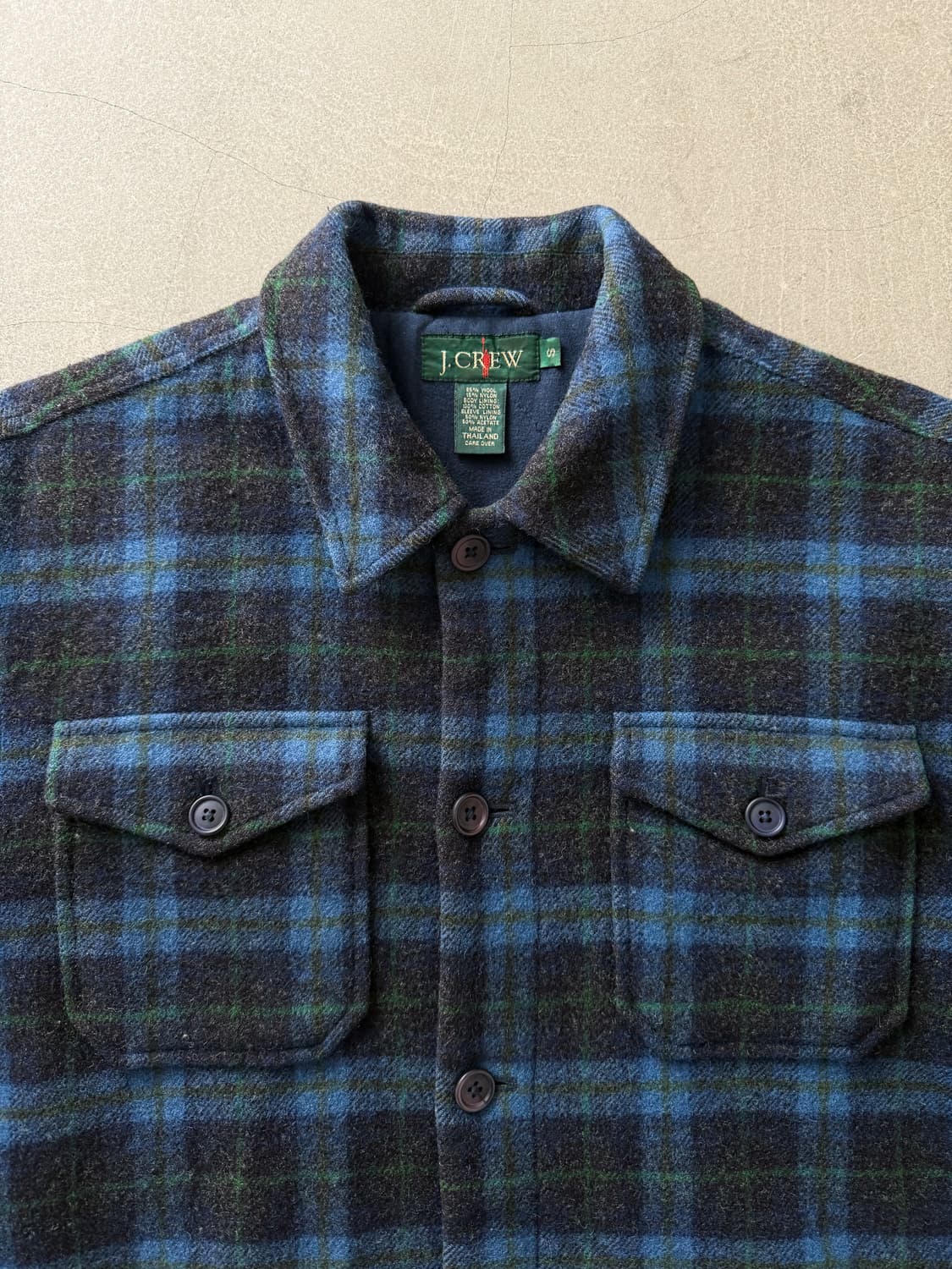 90s J.Crew Check Wool Shirt Jacket 상품이미지3