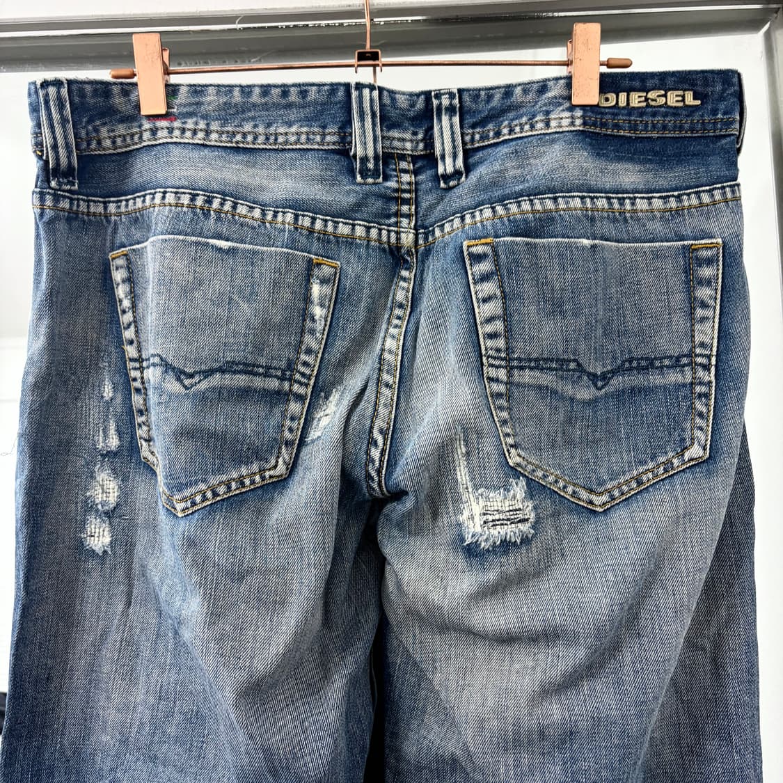 디젤 Viker 데미지 데님 팬츠 상품이미지7