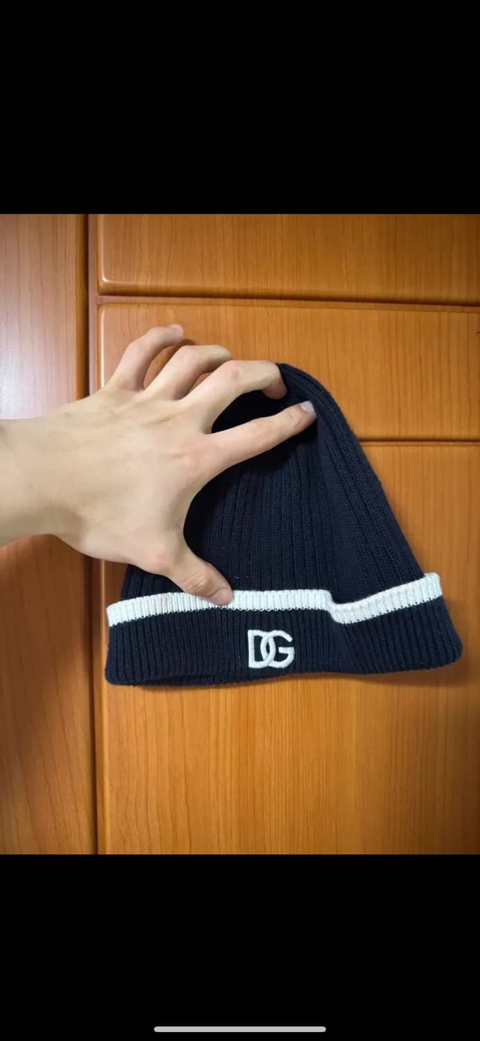 돌체앤가바나 니트 비니 네이비 상품이미지1