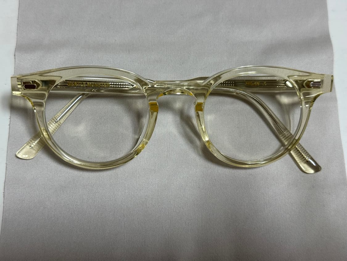 젠틀몬스터 투명 뿔테 안경 시력X 블루라이트차단 상품이미지1