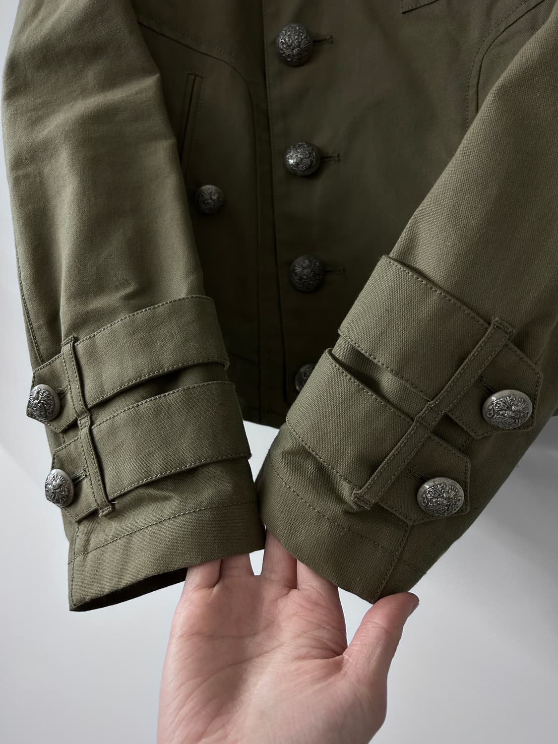 발망 13ss 스틸 버튼 나폴레옹 밀리터리 자켓 상품이미지3