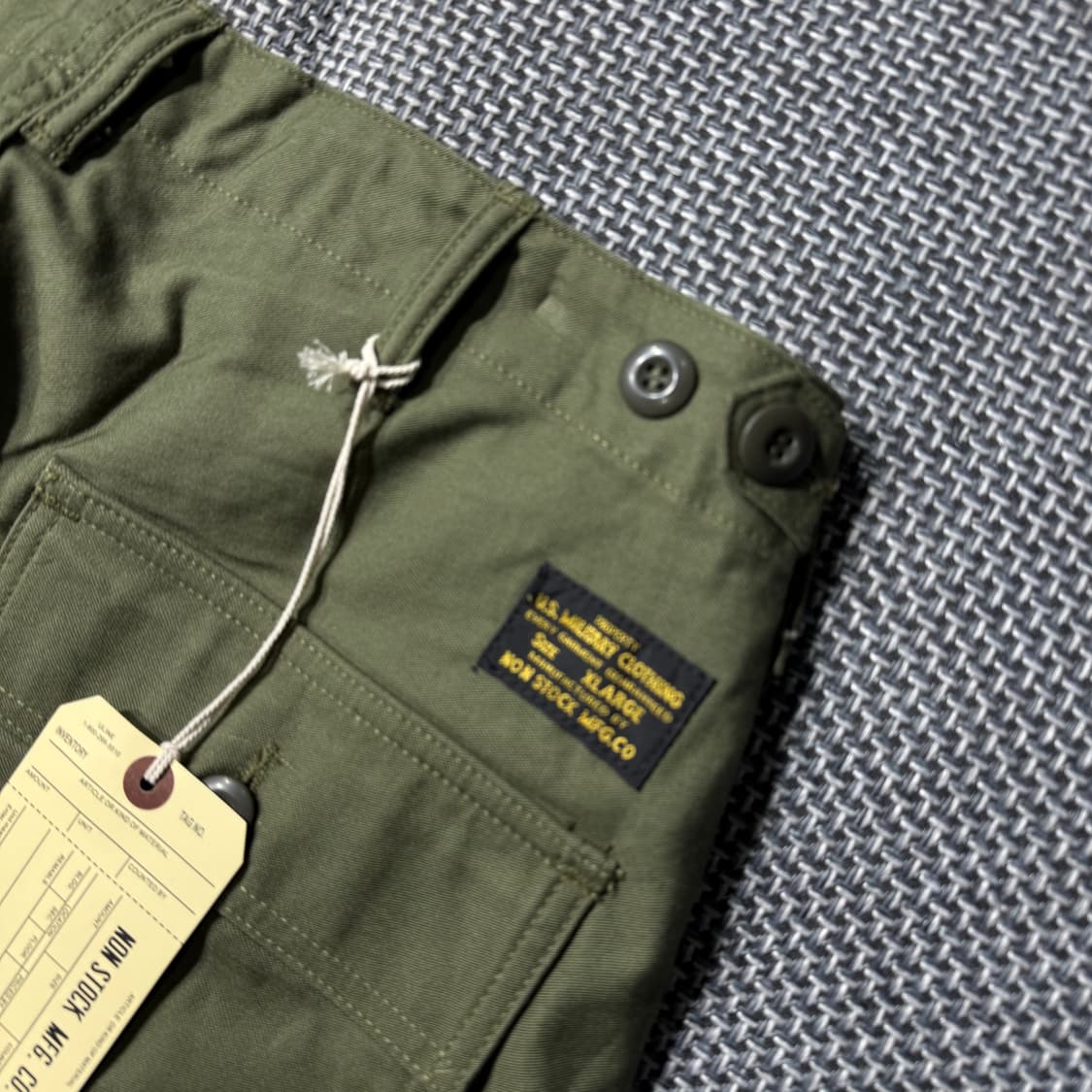 빈티지 밀리터리 퍼티그 팬츠 (L/XL) 상품이미지7