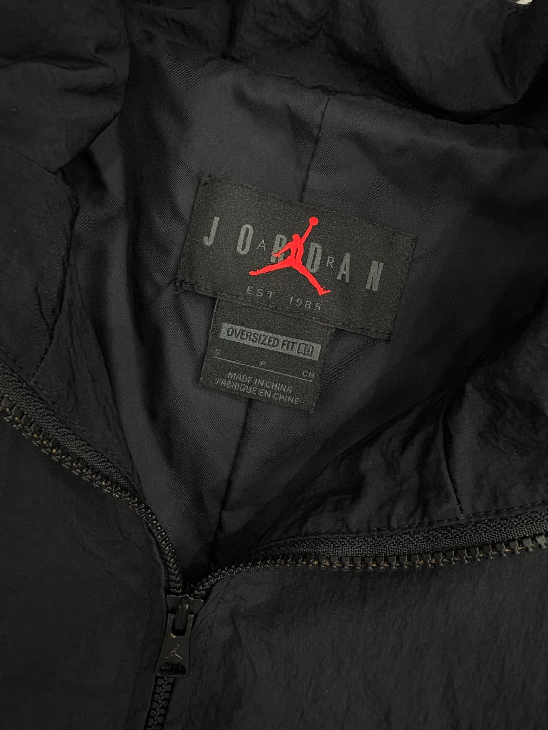 조던 롱 우븐 바람막이 블랙s 상품이미지2