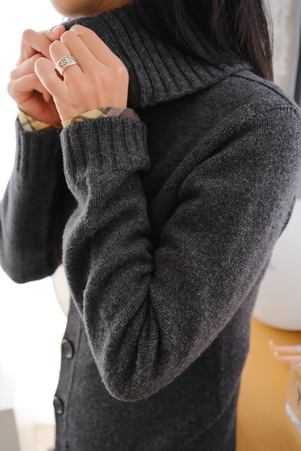 Whole garment Long cardigan 상품이미지3