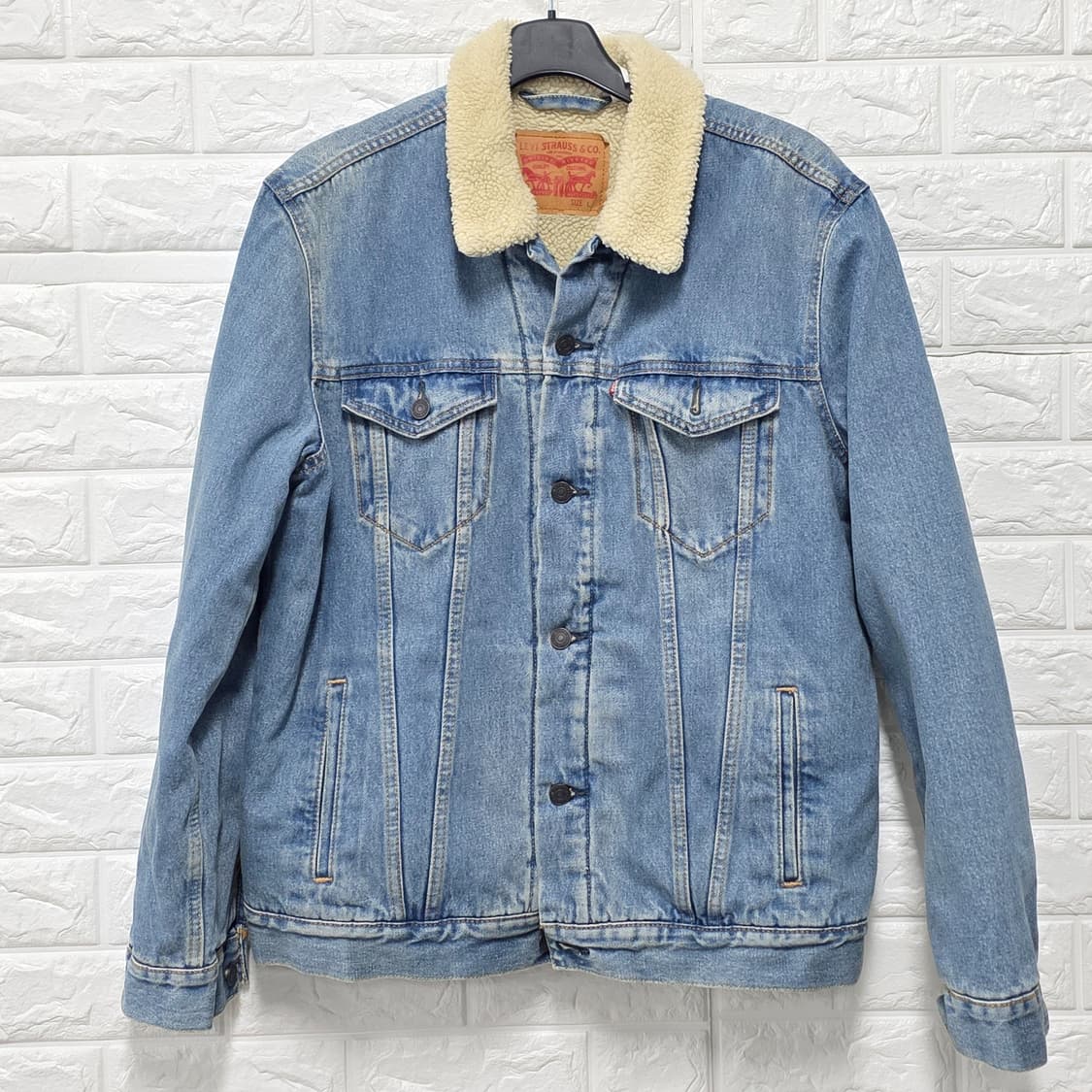 택포_ 리바이스 데님 쉐르파 자켓 L 상품이미지1