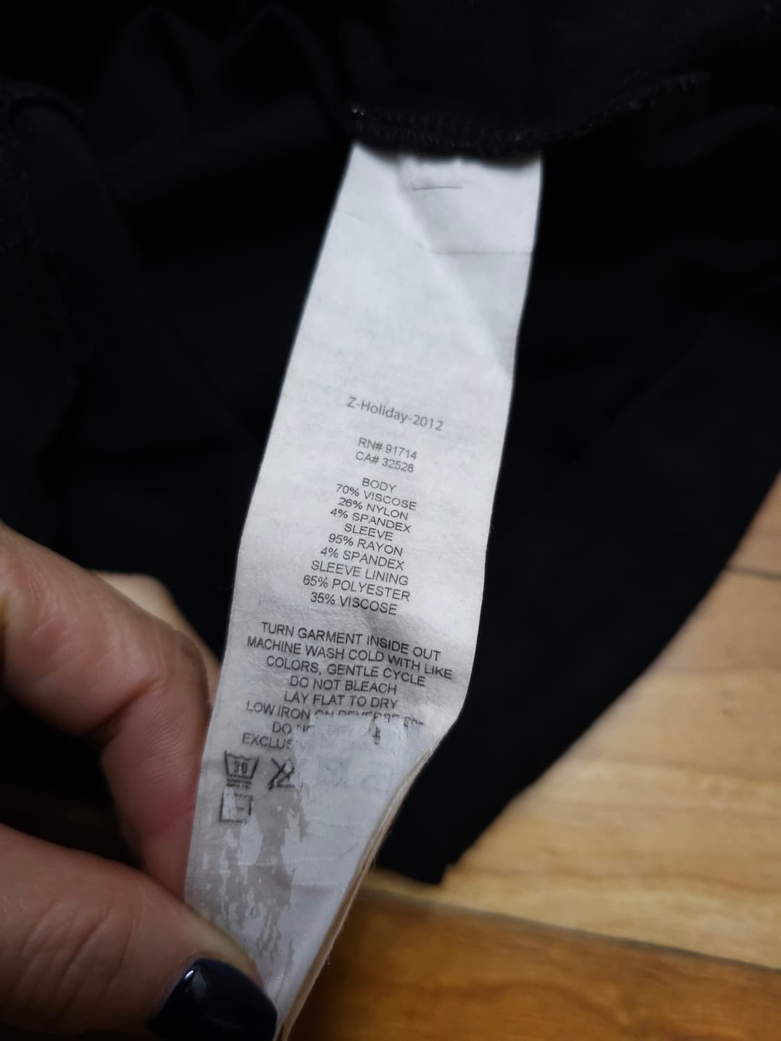 Armani Exchange 블랙 스팽글 원피스 S 상품이미지6