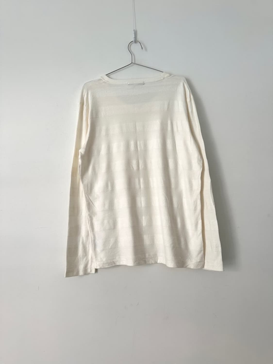 AZUL BY MOUSSY stripe rib top / ivory 상품이미지8