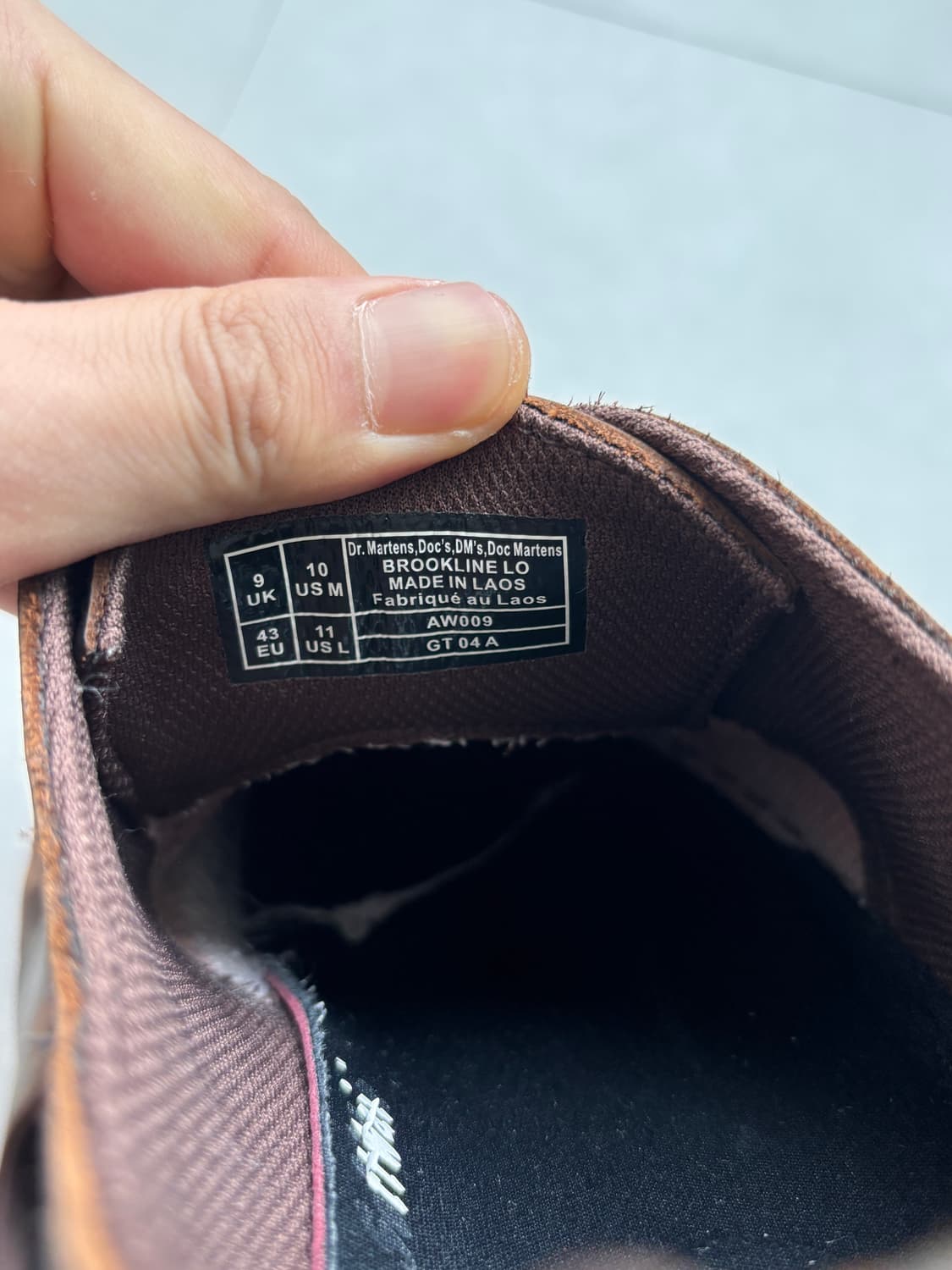 Dr. Martens 브루클라인 브라운 레더 280 상품이미지7