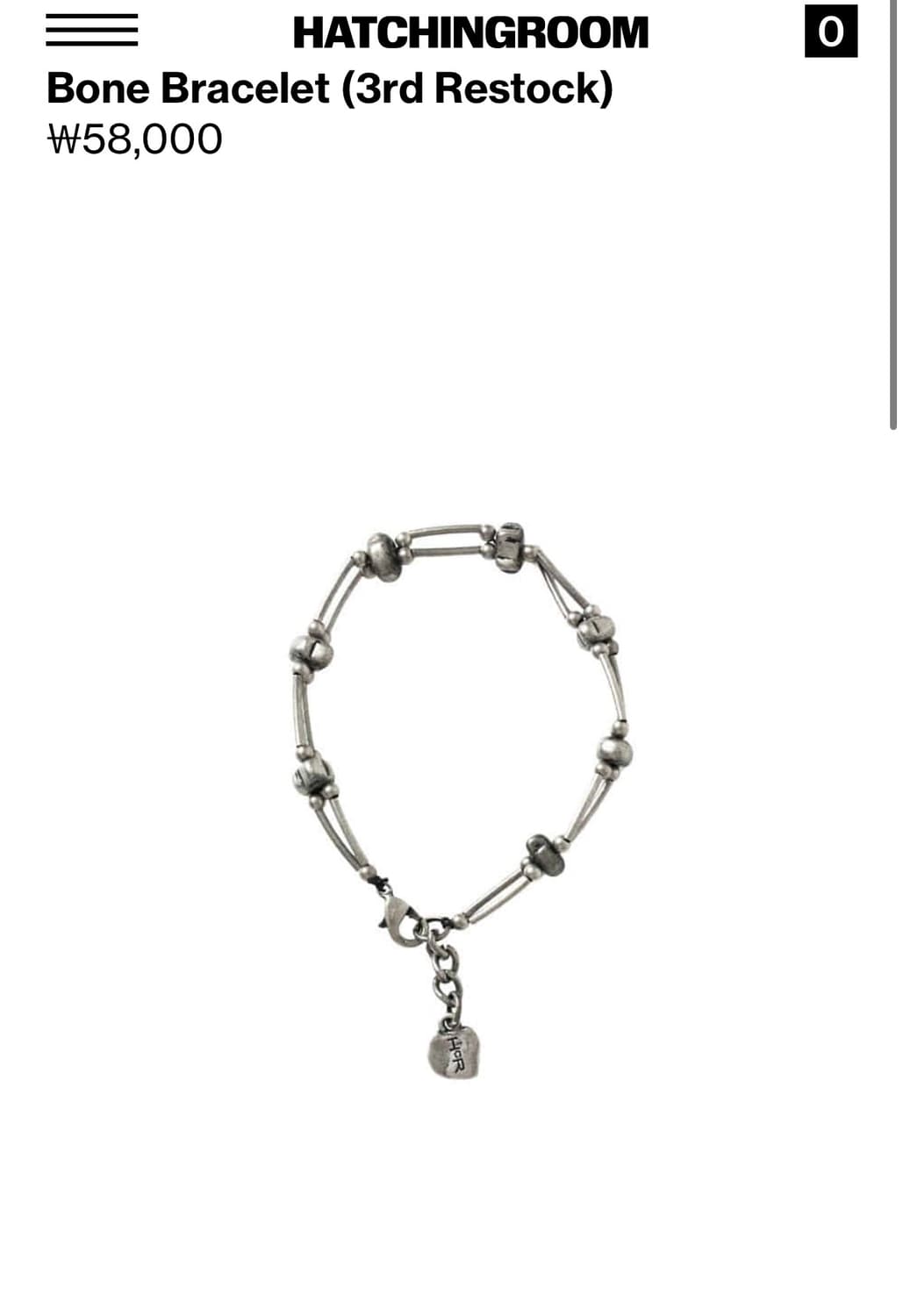 해칭룸 bone bracelet  상품이미지1