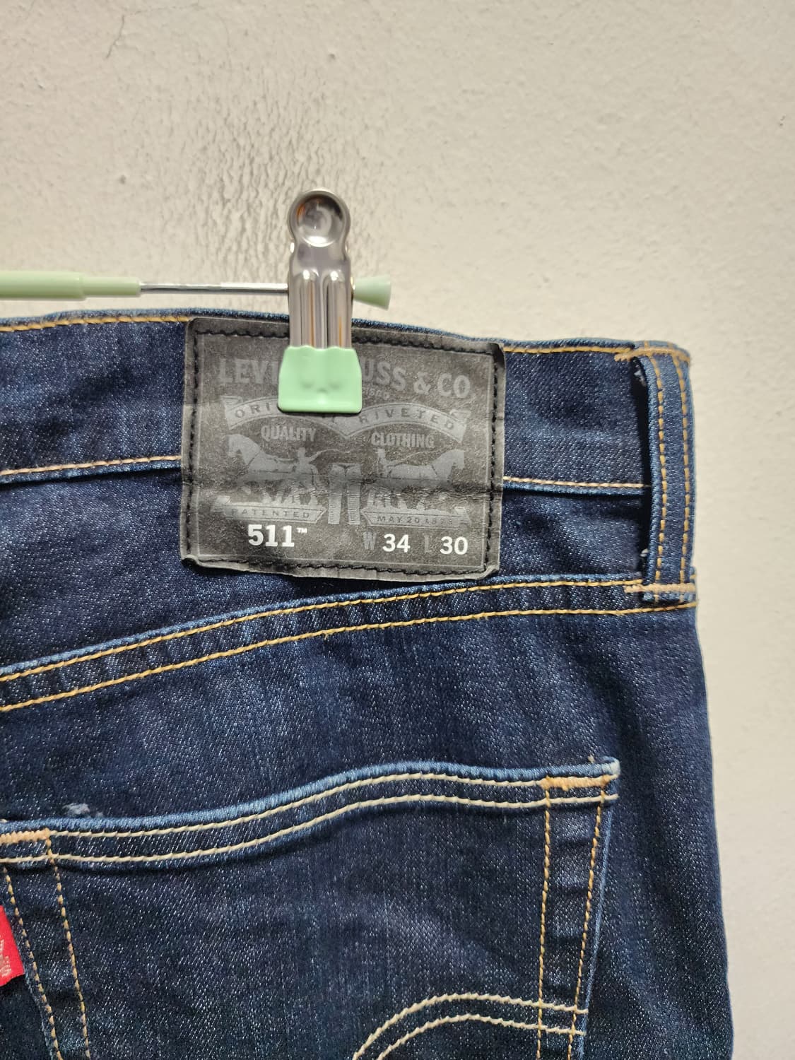 리바이스 511 진청 데님 팬츠 상품이미지3