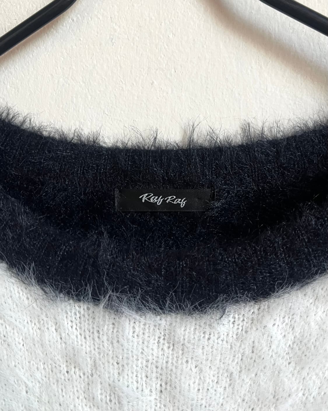 RAGTAG ラグタグ Hairy Stripe Fur Sweater 상품이미지5