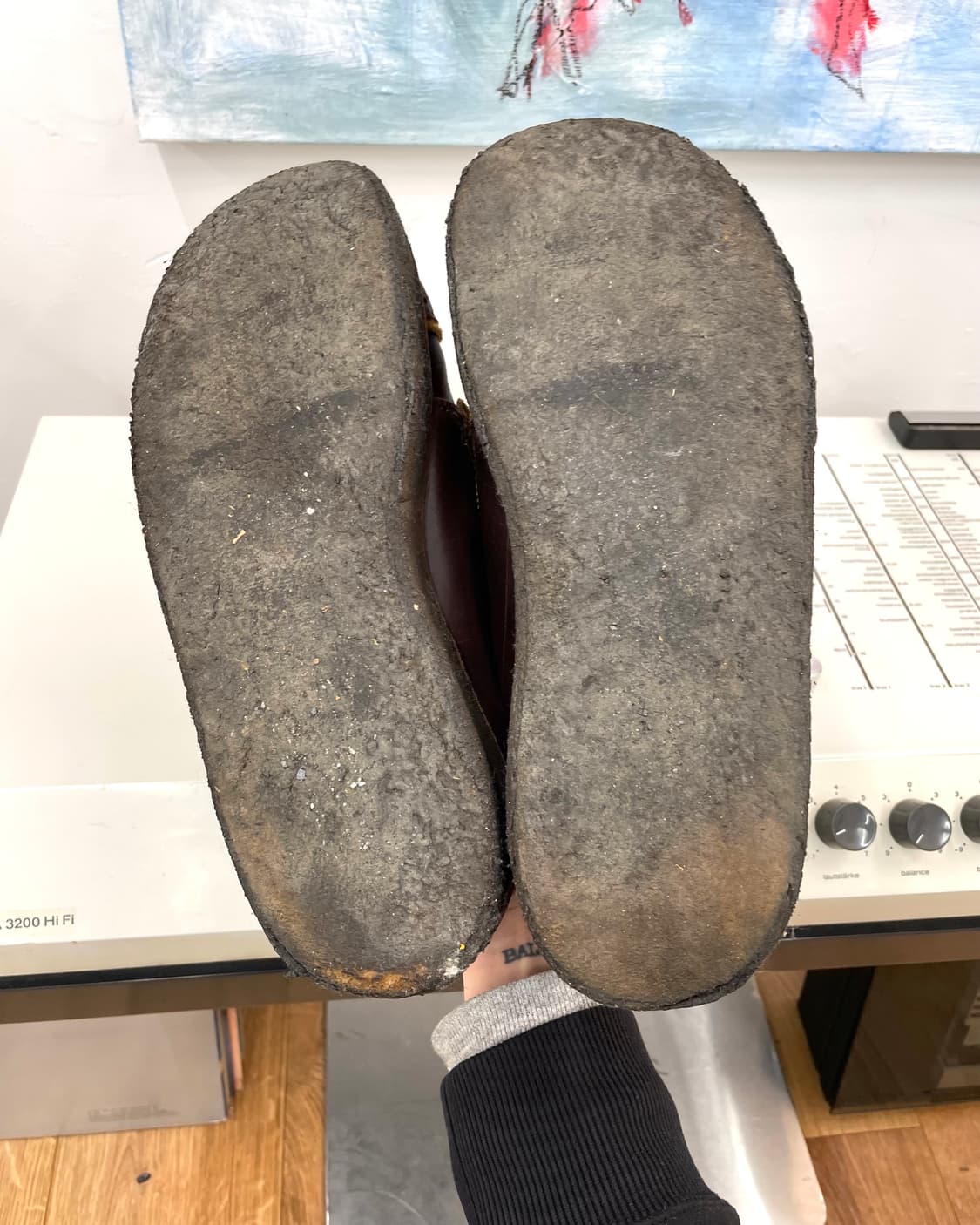 [270] 신이치로아라카와 다이타키무라 브라운 레더 슈즈 상품이미지9