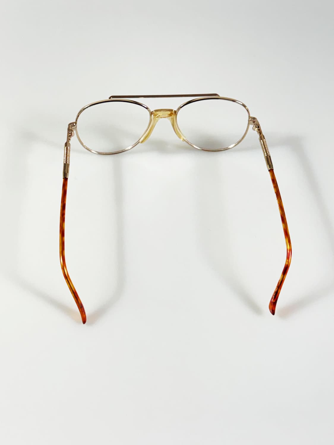 90s PERCEPTION 골드 보잉 프레임 빈티지 안경 상품이미지5