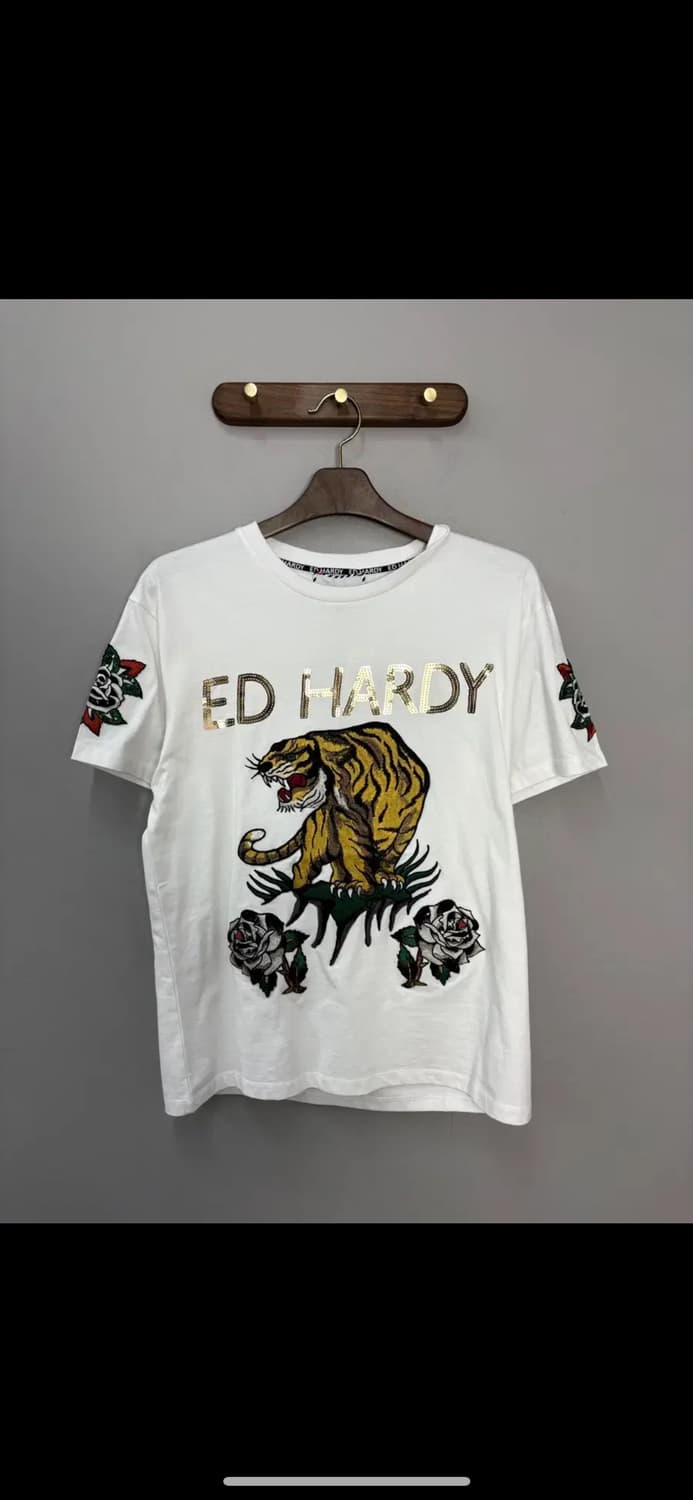 에드하디 타이거 골드 하프 티셔츠 H2401 상품이미지2