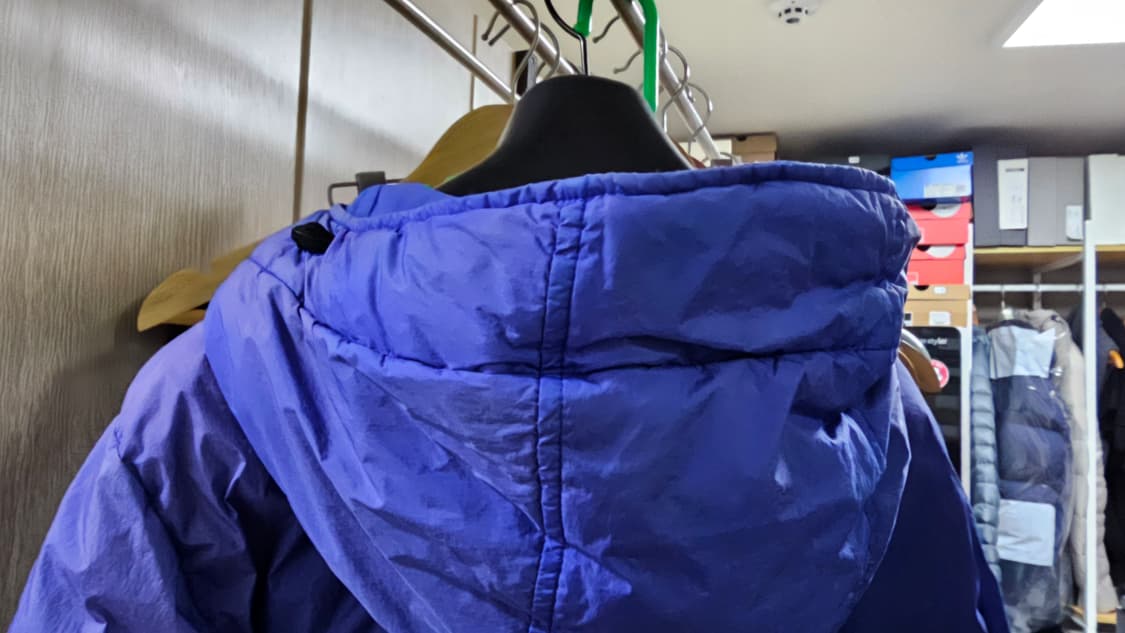 스톤아일랜드 크링클랩스 덕다운 후디 자켓 블루 S(95) 상품이미지9