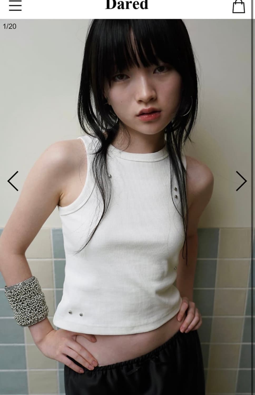 Dared 스터드 나시 상품이미지1