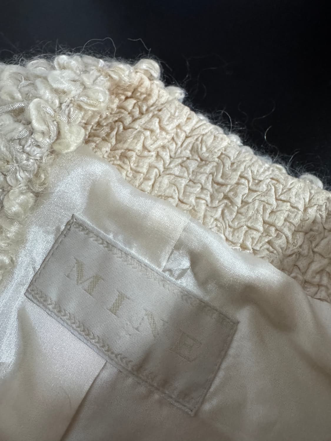 여성 한섬 마인 Mine 부클 자켓 하객룩 상품이미지5