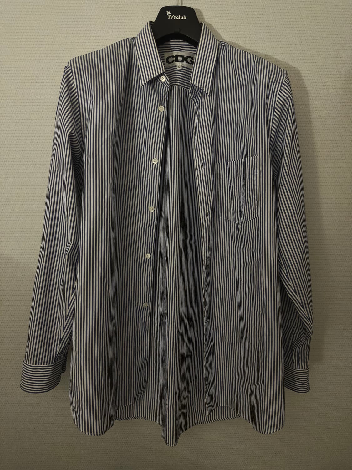 (L)CDG 블루 스프라이트 포켓 셔츠 상품이미지8