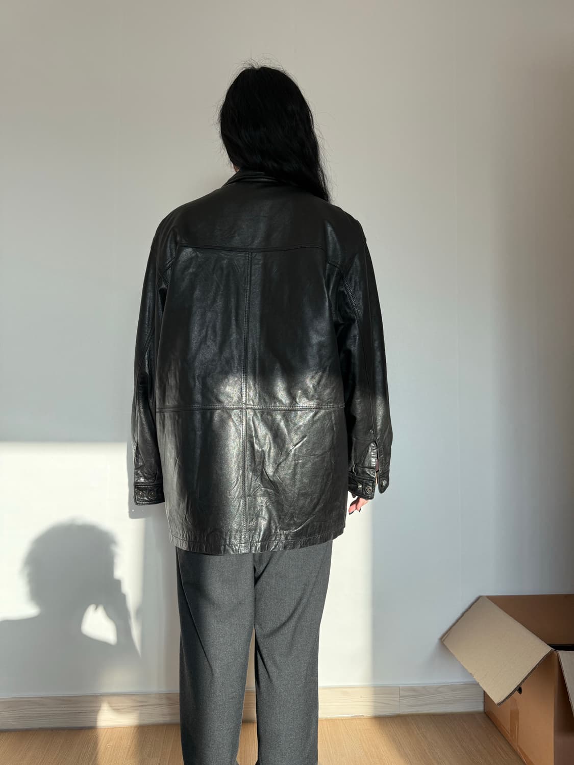 생로랑 YSL 블랙 가죽 자켓 95 상품이미지3