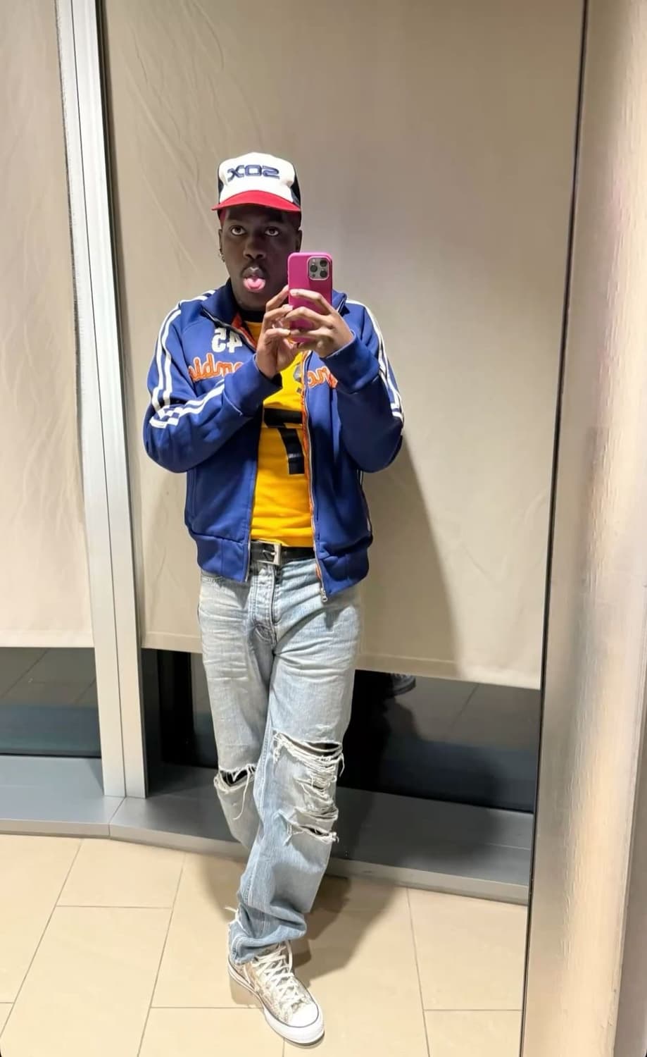 빈티지 아베크롬비 트랙자켓 져지 (릴야티 착용) 상품이미지6