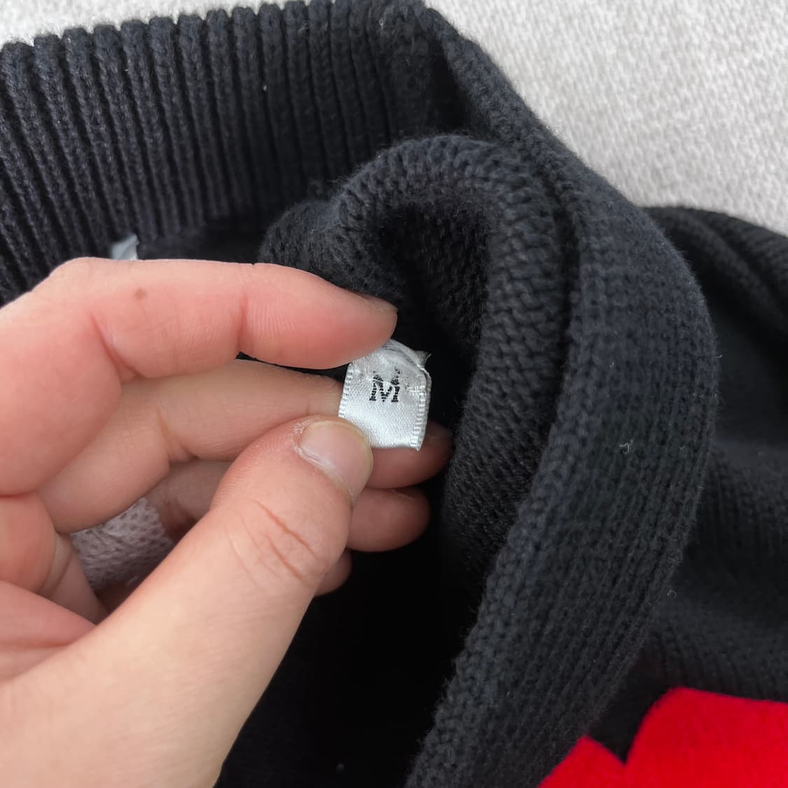 100 아미 하트 빅로고 가디건 상품이미지4