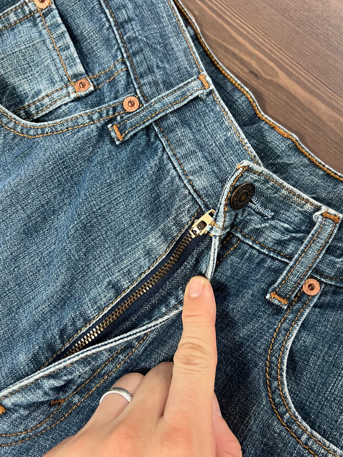 Levis 리바이스 221 오렌지탭 스트레이트핏 데님 팬츠 상품이미지6