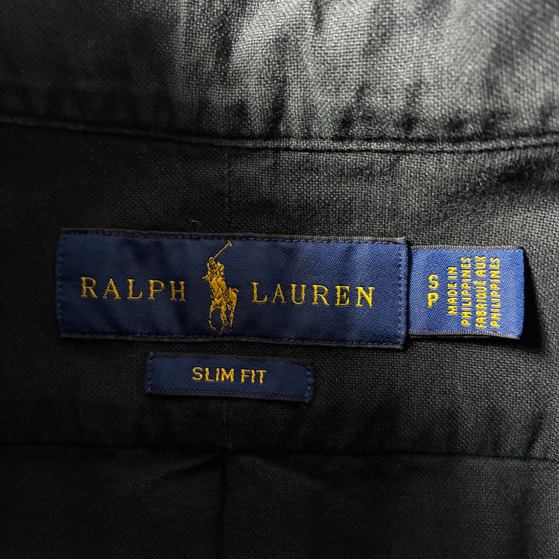 Polo  폴로 랄프로렌 자수 코튼 블랙 셔츠  상품이미지3