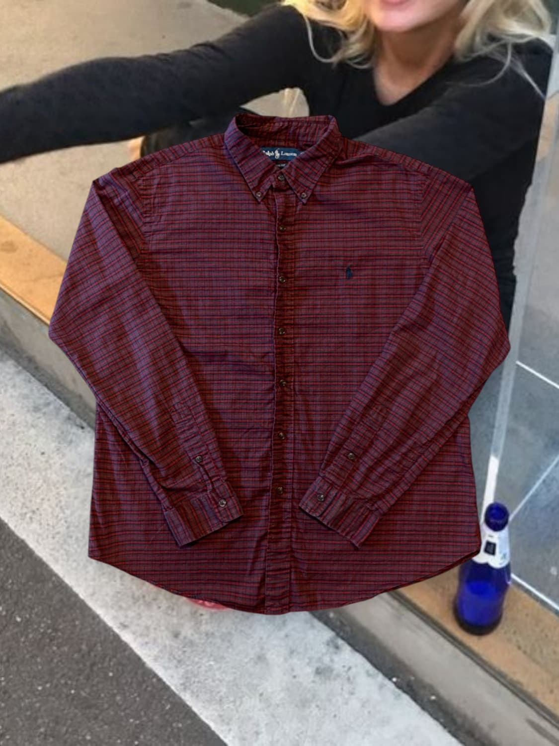 폴로랄프로렌 체크 셔츠 (Man XL) 상품이미지1