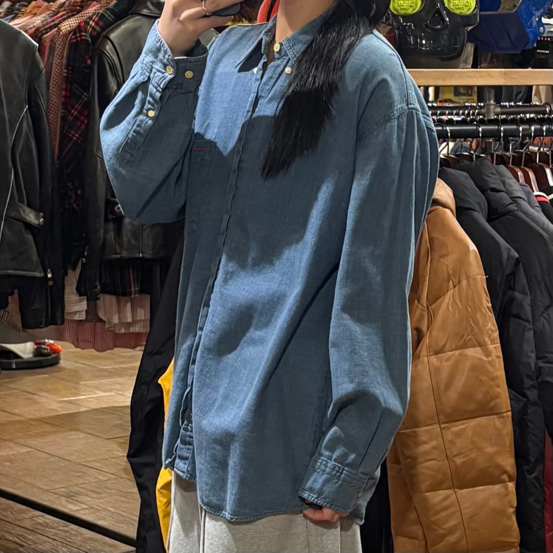 [HI] Carhartt 칼하트 긴팔셔츠 블루 상품이미지3