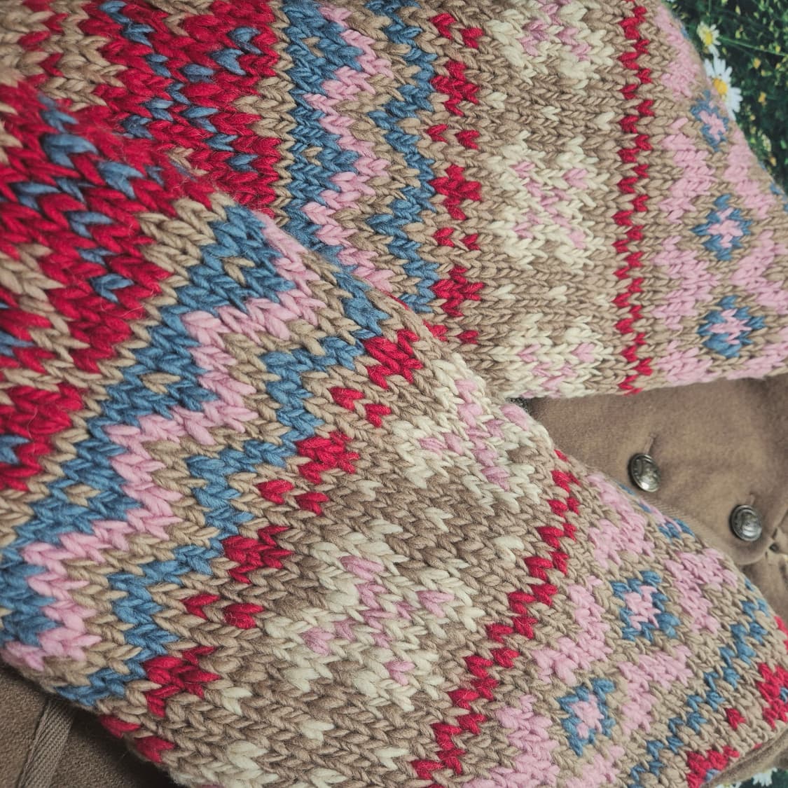 PINK HOUSE 핑크하우스 소매 니트 울자켓 상품이미지4