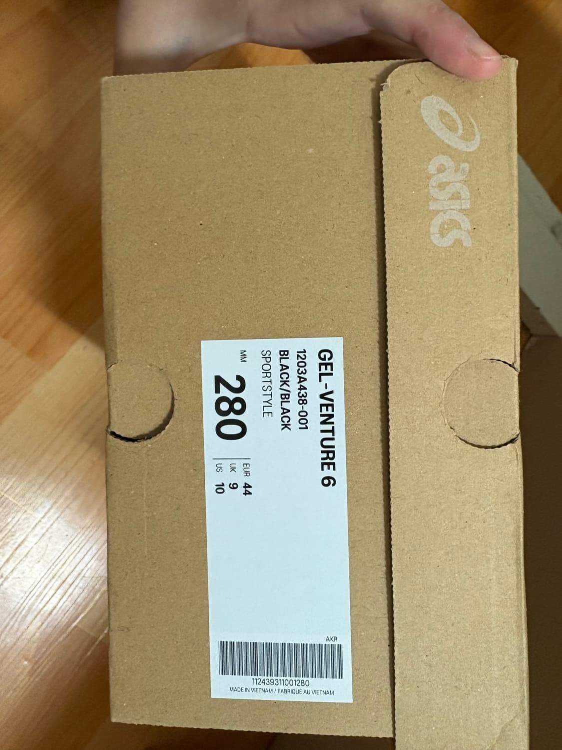 아식스 젤 벤쳐6 블랙/블랙 상품이미지8