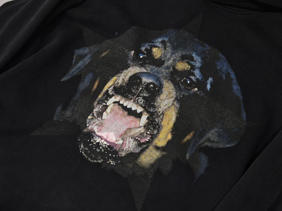 리카르도티시 지방시 로트와일러 후드 티셔츠 L 상품이미지1