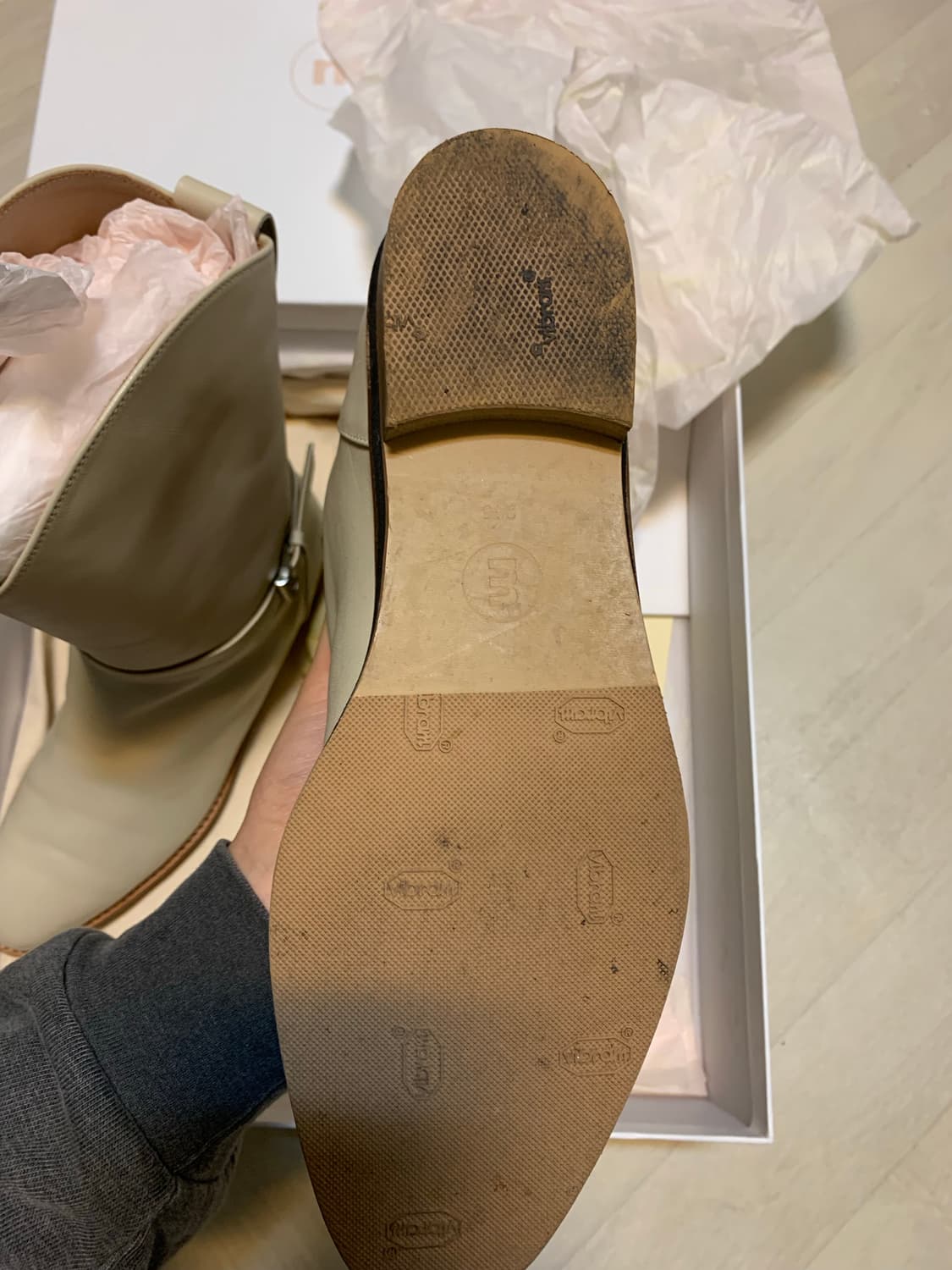 미닛뮤트 클래식 부츠 버터 아이보리 245 상품이미지6