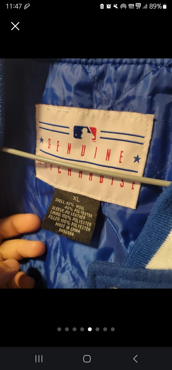 LA 다저스 블루 야구 점퍼 스타디움 마제스틱 바시티 XL 스타장 L 상품이미지6