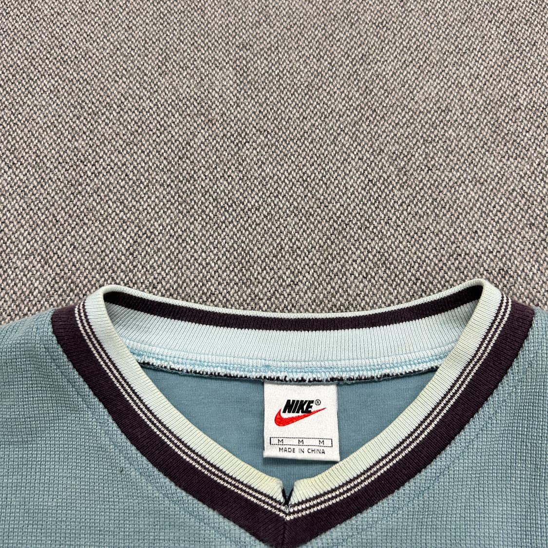 나이키 올드스쿨 브이넥 코튼 니트(M) 상품이미지4