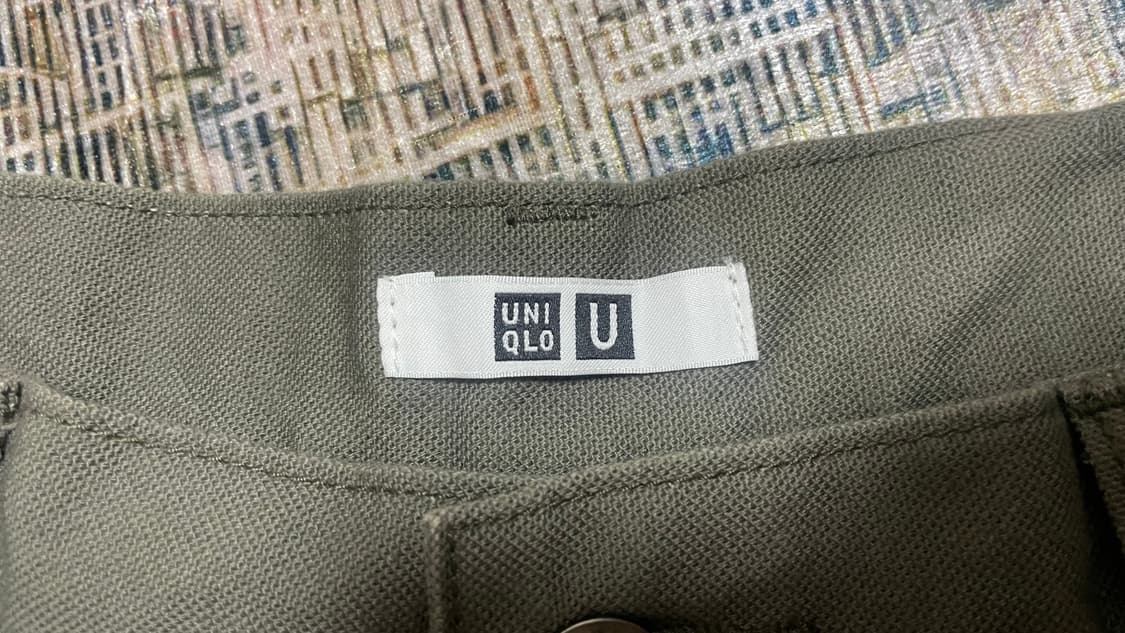 UNIQLO 유니클로U 와이드 퍼티그 치노 팬츠 28 상품이미지5