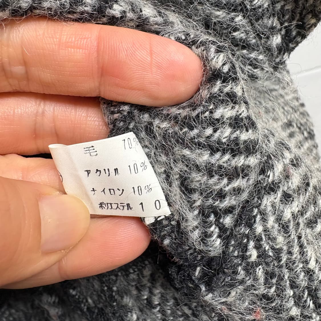 90s 울혼방 더블 헤링본 오버핏 봄버 자켓 상품이미지4