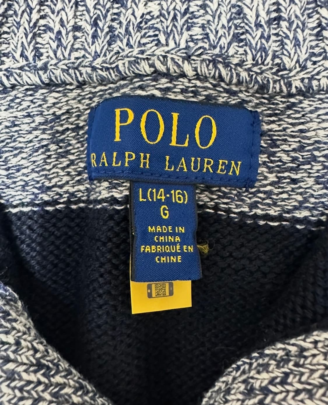 폴로 랄프로렌 스트라이프 하프넥 니트 상품이미지5