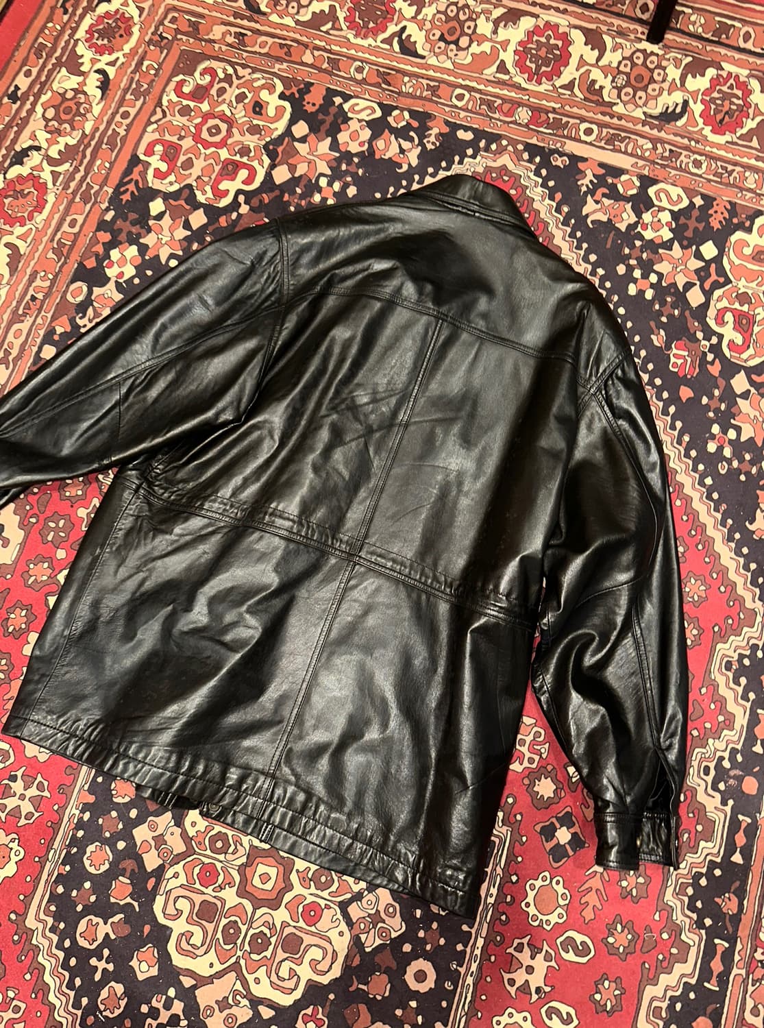 ( XL-2XL ) 가죽코트 가죽카코트 레더자켓 가죽롱자켓 가죽자켓  상품이미지5