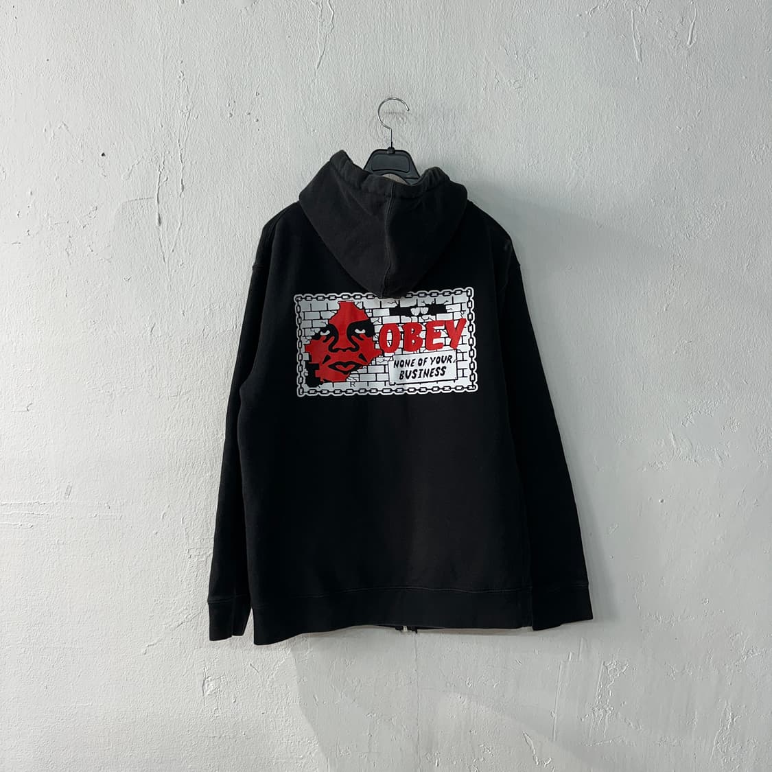 OBEY 오베이 기모 후드집업 90-95 상품이미지1
